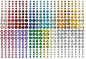 Preview: mega-set-selbstklebende-schmucksteine-regenbogen-480-teile